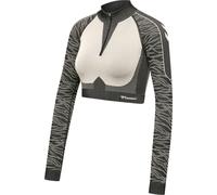 Hummel Damen Half-Zip Sweatshirt Hmlmt Mila Seamless Crop Half Zip 215965