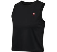 Hummel Damen Tanktop Hmlhiit Cropped W Muscle Tank Top 230074 Black-L