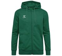 hummel Men's Hmlgo 2.0 Zip Hoodie Hooded sweatshirt (pack of 1) | Organic cotton, sustainable material selection, regular fit, hood, plain, breathable, zip