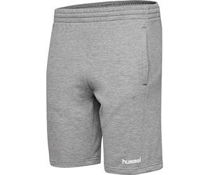 hummel GO Bermuda Sweat Shorts Women's Short Jogging Bottoms Knee-Length Comfortable Shorts for Everyday, Sports and Leisure Made of Soft Cotton Sweat Fabric Grey Melange