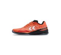 hummel Hb Topflight Handball Indoor Shoes for Adults, Black / orange, 13.5 UK