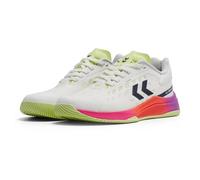 hummel Hb Topflight Handball Indoor Shoes for Adults, White X Purple 9485, 25.0 cm