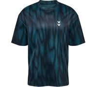 Hummel Hiit Aop Loose Short Sleeve T-shirt Blue L Men,Women