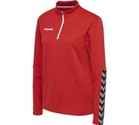 hummel Hmlauthentic Half Zip Sweatshirt Women's Multisport with Short Zip True Red