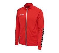 hummel hmlAUTHENTIC Men's Poly Zip Jacket, True Red, S