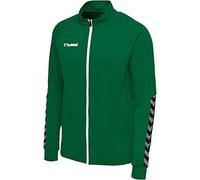 hummel Hmlauthentic Poly Men's Zip Jacket, Mens, Jacket, 205366-6140-M, Evergreen, M