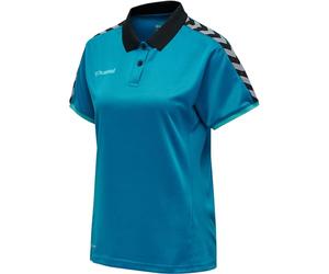 hummel Hmlauthentic Women's Functional Polo Shirt, Womens, Polo, 205384-8745-2XL, Celestial, XXL