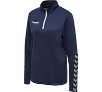 hummel Hmlauthentic Women's Half Zip Sweatshirt Navy