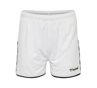 hummel Hmlauthentic Women's Polyester Shorts, Womens, Shorts, 204926-9001-XS, White, XS