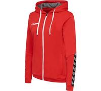 hummel Women's Hmlauthentic Poly Zip Hoodie Woman Hoodie True Red