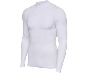 hummel, hmlBL Comfort 2.0 Mockneck Tee L/S, White, XL