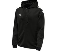 hummel Hmlcore Xk Poly Zip Hood Sweat Sweatshirt, Black/Black, L
