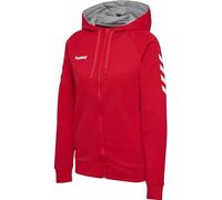 hummel Hmlgo Cotton Zip Hoodie, womens, Hooded Sweatshirt, 204232-3062, True Red, XL