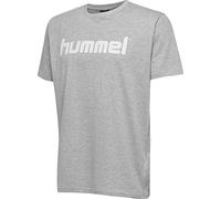 hummel Hmlgo Kids Cotton Logo T-Shirt, Children's, 203514-2006, grey melange, 164 (EU)