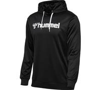 hummel Men's Hmllogo Hoodie Hooded Sweatshirt, Black, XL