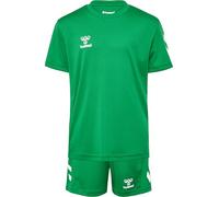 Hummel Logo Short Sleeve Set Green 152 cm Kids