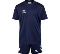 Hummel Logo Short Sleeve Set Blue 164 cm Kids