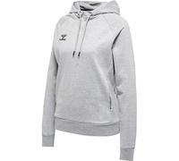 hummel Hmlmove Grid Cotton Hoodie Women's Hooded Sweatshirt Grey Melange