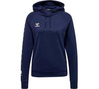 Hummel Move Grid Cotton Hoodie Blue XS Women