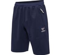 hummel Men's Hmlmove Grid Cotton Shorts, Navy, S