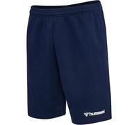 hummel Men's Hmlmover Cotton Bermuda Shorts, Navy, S