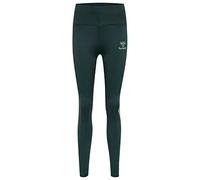 hummel HMLPARIS High Waist Tights, Green (Darkest Spruce), XS Slim