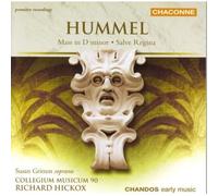 Hummel, J: Mass in D minor / Salve Regina