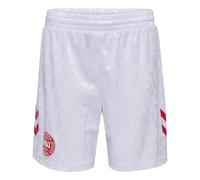 hummel Kids Denmark Home Shorts 2024 Juniors White/Red 11-12 Years