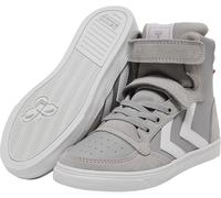 Hummel Kids Trainers Slimmer Stadil Leather High Jr Alloy