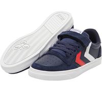 Hummel Kids Trainers Slimmer Stadil Leather Low Jr Peacoat