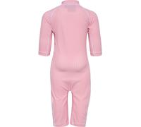 Hummel Cala Short Sleeve Front Zip Uv Shorty Pink 86 cm Girl