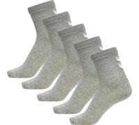 Hummel Kinder Socke Make My Day Sock 5-Pack Grey Melange