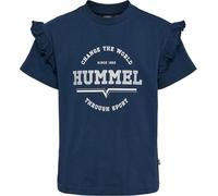 Hummel Violet Short Sleeve T-shirt Blue 116 cm Girl