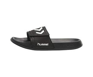 Hummel Larsen Slipper Velcro, Unisex Adults? Beach & Pool Shoes, Black, 5 UK (38 EU)