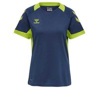 Hummel Lead Poly Short Sleeve T-shirt Blue S Woman