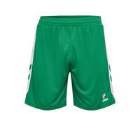 hummel Match Shorts White Green, XS Unisex