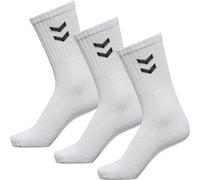 hummel Men 3-Pack Basic Socks - White, Size 14