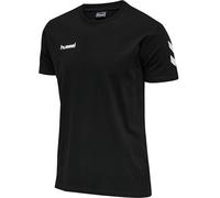 hummel Men HMLGO Cotton S/S T-Shirt - Black, Large