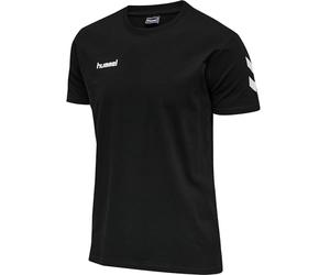 hummel Men HMLGO Cotton S/S T-Shirt - Black, Large