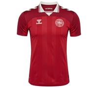hummel Mens Denmark Home Shirt 2025 Adults Short Sleeve Red L