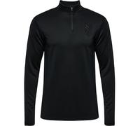 hummel Men's Hmlactive Pl Half Zip Sweatshirt Black