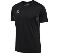 hummel Men's Hmlauthentic Pl Jersey S/S T-Shirt, Schwarz, L