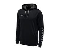 hummel Men's Hmlauthentic Poly Hoodie Black/White