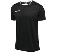 hummel Men's Hmlauthentic Poly Jersey S/S Jersey Black/White