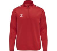 hummel Men's Hmlcore Xk Half Zip Poly Sweat Sweatshirt, True red, L