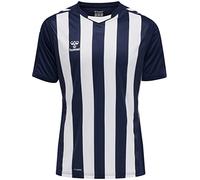 hummel Men's hmlCORE XK Striped Jersey S/S T-Shirt, Blue, XL