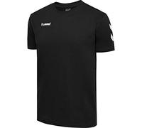 hummel Men's Hmlgo Bomuld T-Shirts, Black, XL EU