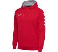 hummel Men's Hmlgo Cotton Hoodie, mens, Hooded Sweatshirt, 203508-3062, true red, XXX-Large