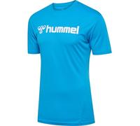 hummel Men's Hmllogo Jersey S/S Blouse Diva Blue
