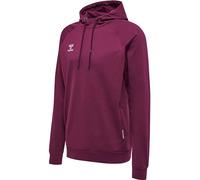 hummel Men's Hmlmove Grid Cotton Hoodie Hooded Sweatshirt, Grape Wine, 3XL EU
